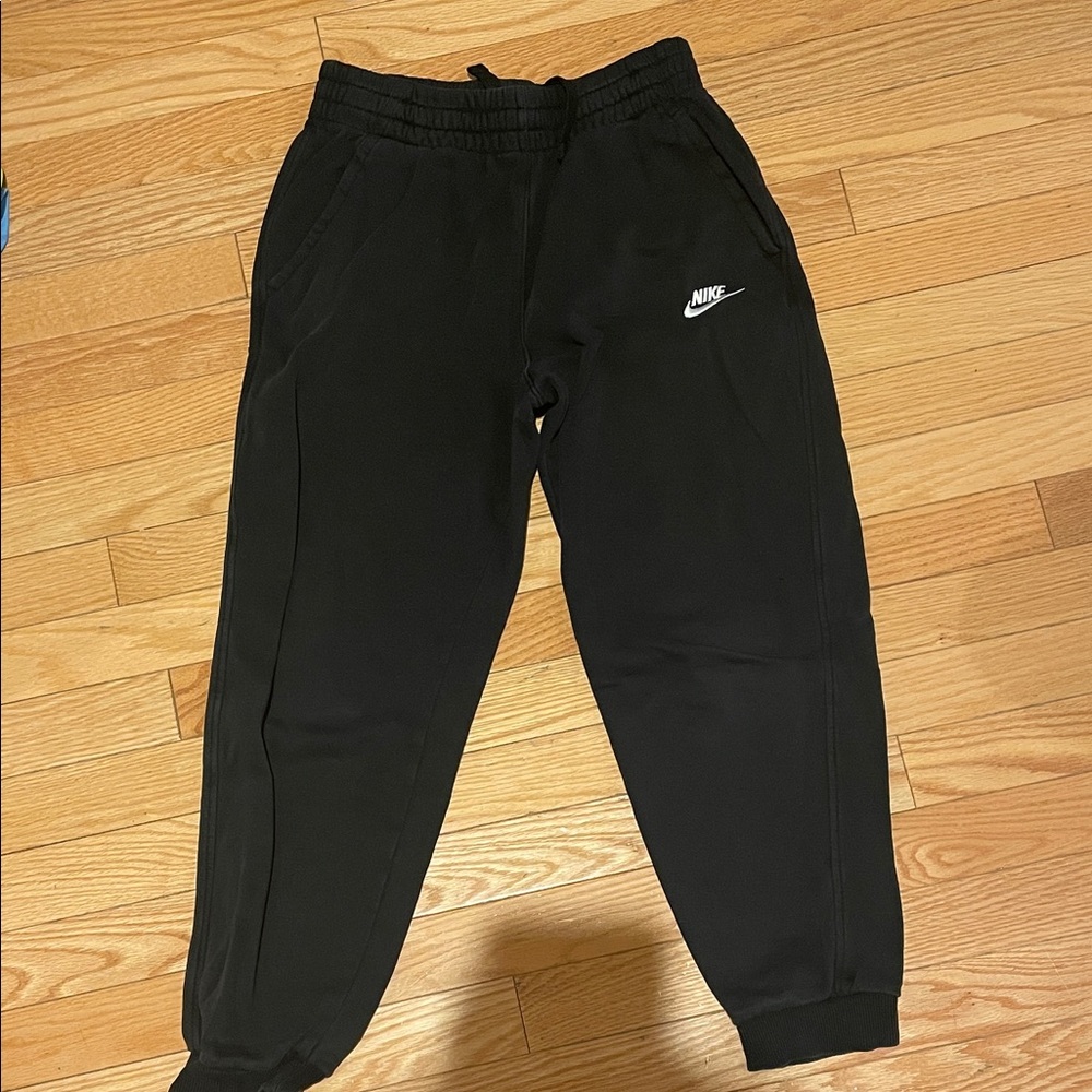 Nike Kids Black cuffed Jogger Pants